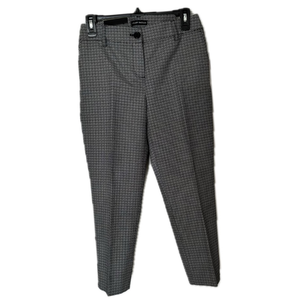 Hilary Radley Women’s Dress Pant Black & White Pattern Size 6